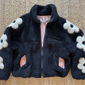 Sandy Liang Floral Fleece